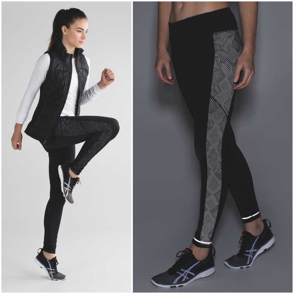 RARE Lululemon Reflective Reptile Speed Tight *SE